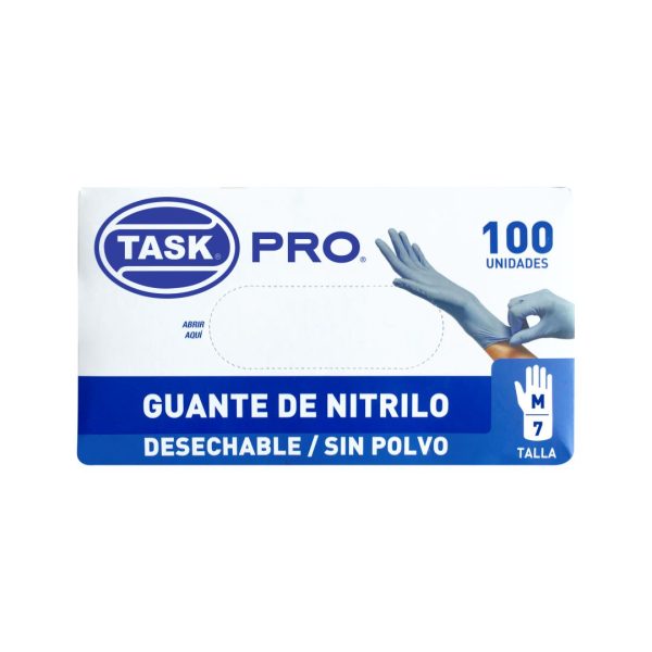 GUANTE NITRILO AZUL TASK PRO X100 UNDS TALLA L (1330082)