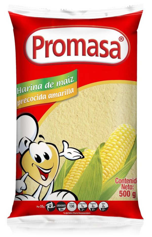 HARINA DE MAIZ  PROMASA 500 GRS AMARILLA