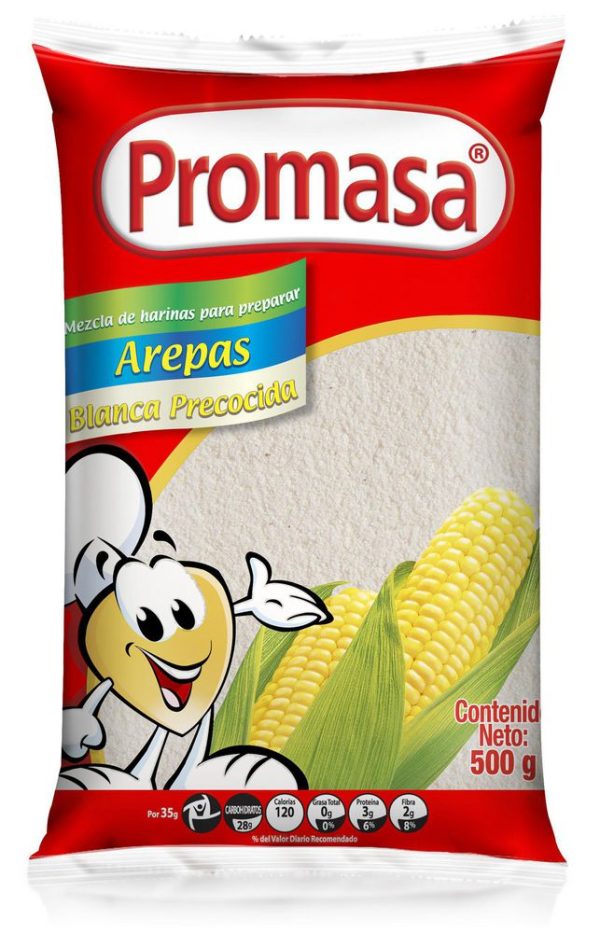 HARINA DE MAIZ  PROMASA 500 GRS BLANCA