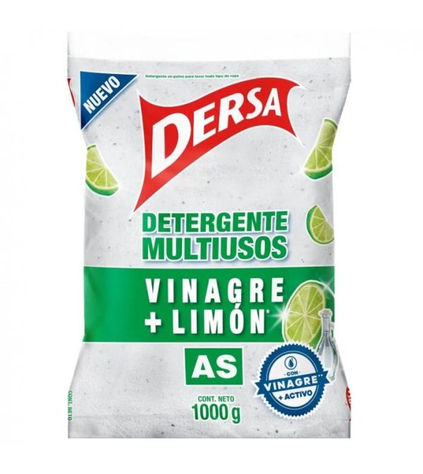 JABON DETERGENTE DERSA AS 1000 GRS VINAGRE LIMON