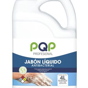 JABON LIQUIDO ANTIBACTERIAL PQP PROF 4 LT