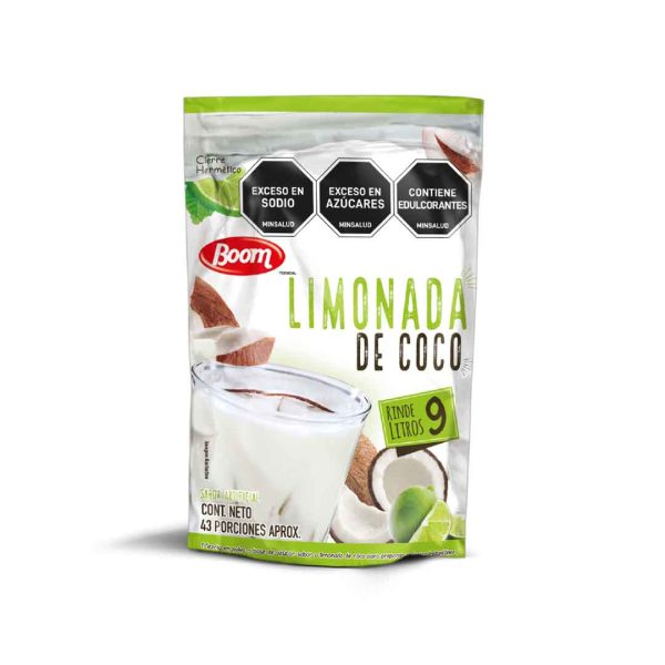 LIMONADA DE COCO BOOM 1000 GRS EN POLVO