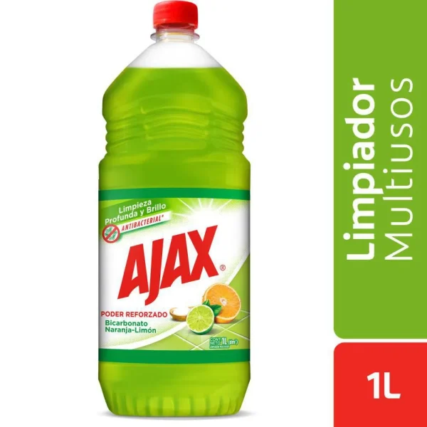 LIMPIADOR AJAX 1000 ML MULTIUSO BICARBONATO NARANJA LIMON