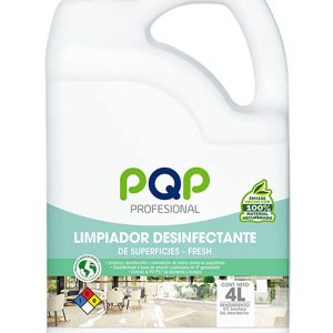 LIMPIADOR DESINFECTANTE PQP 4L AMONIO CUATERNARIO