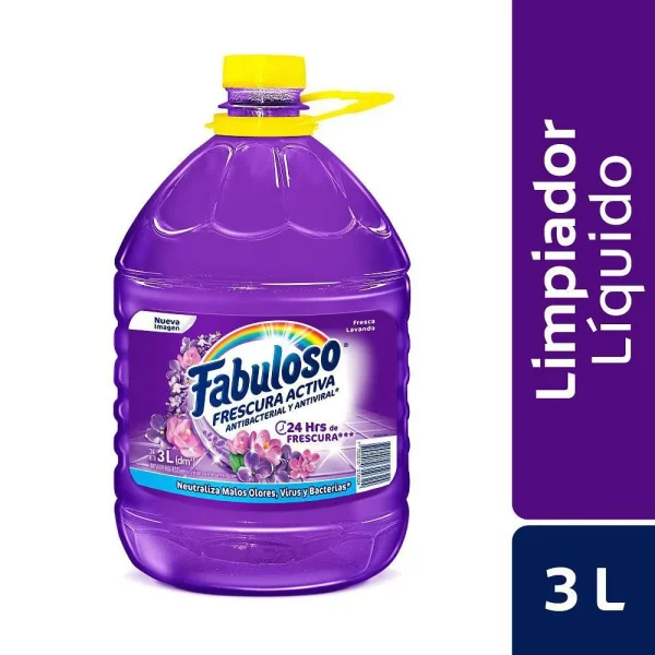 LIMPIADOR FABULOSO 3000 CC LAVANDA