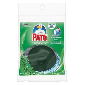 LIMPIADOR INODOROS PATO 40 GRS TANQUE PASTILLA VERDE