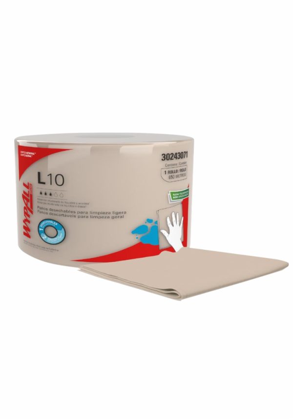 LIMPION WYPALL L10 650 MTS 30243071 HS SIN CORTE NATURAL INDUSTRIAL
