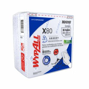 LIMPION WYPALL X80 PLUS 30 PAÑOS 30243107 AZUL