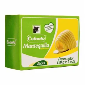 MANTEQUILLA COLANTA 500 GRS SIN SAL