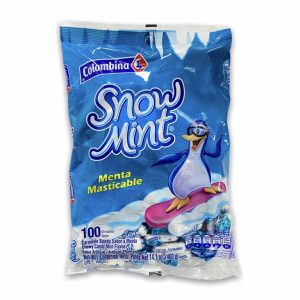 MENTA COLOMBINA SNOW MINT X100 UNDS BLANDA