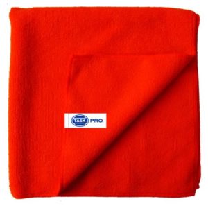 PAÑO MICROFIBRA TASK PRO X5 UNDS (40X40 CMS) ROJO 1200682