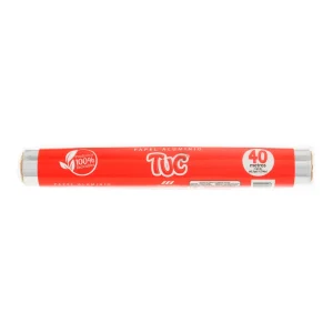 PAPEL ALUMINIO TUC ROLLO 40 MTS