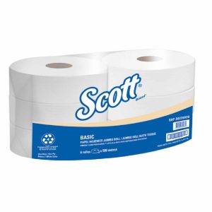 PAPEL H SCOTT 6X500 MTS BLANCO HS 30228820 (NEW 41407)