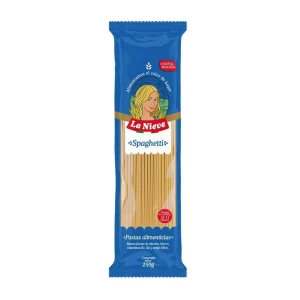 PASTA LA NIEVE 250 GRS SPAGUETTI