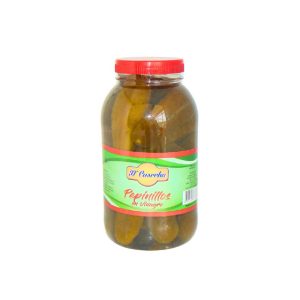 PEPINILLOS ENTEROS EN VINAGRE COSECHA  500 GRS