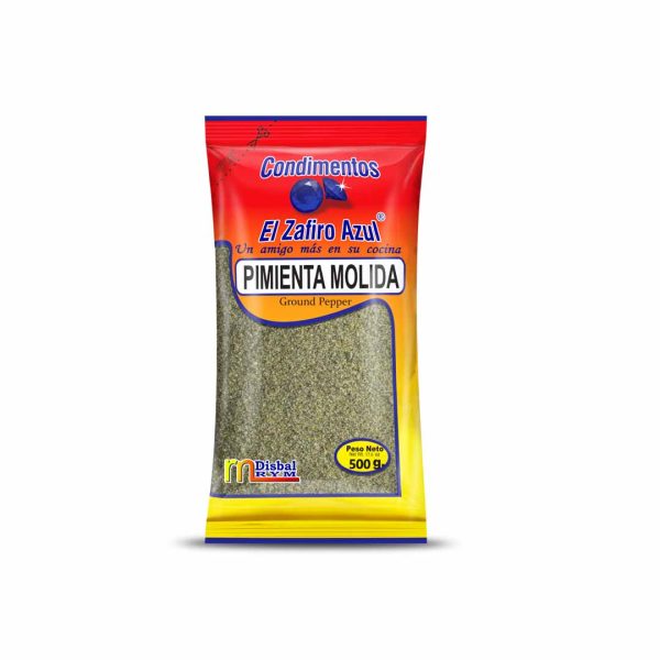 PIMIENTA EL ZAFIRO AZUL 500 GRS MOLIDA