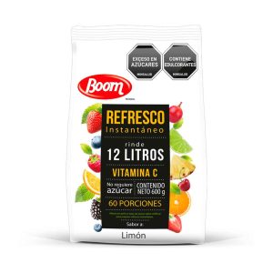 REFRESCO BOOM AZUCARADO 600 GR LIMON