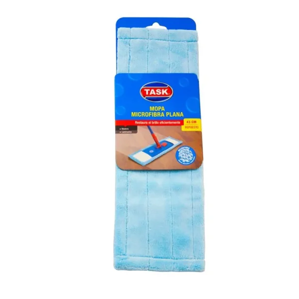 REPUESTO MOPA TASK PLANA MICROACTIVA 43X15CM