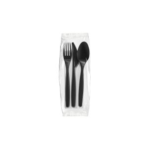 SET CUCHARA + TENEDOR + CUCHILLO + SERVILLETA DSAFHL01