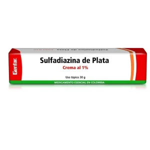 SULFADIAZINA DE PLATA 30 GRS CREMA
