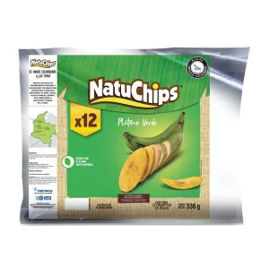 / TAJADITAS NATUCHIPS 12 X 28 GRS VERDE