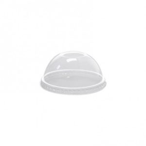 TAPA PLASTICA DOMINGO 9/12 OZ X100 UNDS DOMO PARA VASO PET NATURAL