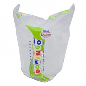 TAPA PLASTICA DOMINGO 7 OZ X50 UDS DIAMETRO 70