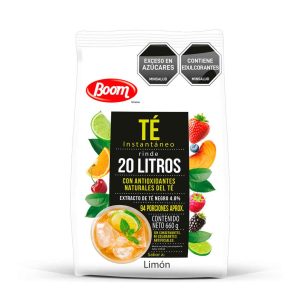 TE BAJO EN CALORIAS BOOM X 660 GRS LIMON