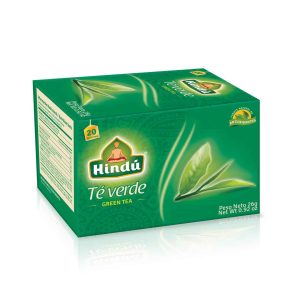TE HINDU X20 BOLSITAS SOBRE ENVOLTURA VERDE ORIGINAL