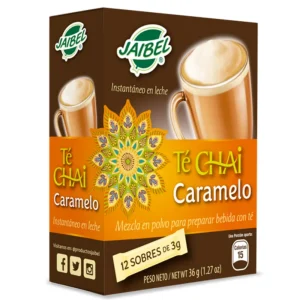 TE JAIBEL CHAI LATTE CARAMELO X12 SOBRES (19522)