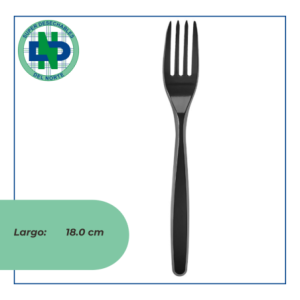 TENEDOR GRANDE BISTROT DARNEL X100 UDS NEGRO D91210099