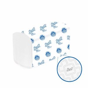 TOALLA DE MANOS SCOTT 24X150 UNDS 30212073 EN Z HS INTERFOLIADA BLANCA