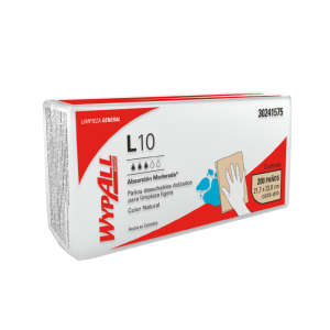 TOALLA WYPALL L10 X200 PAÑOS (21.7X23.8 CMS) 30241575 EN Z NATURAL