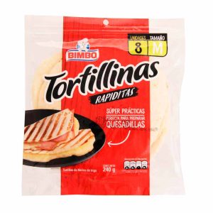 / TORTILLAS BIMBO TALLA XL X 8 UNDS