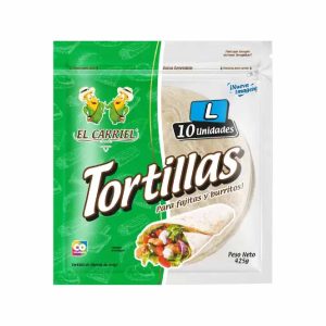 / TORTILLAS EL CARRIEL X 10 UNDS 425 GRS CLASICAS TALLA L