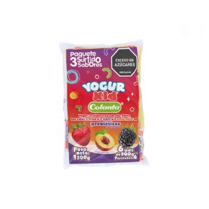 / YOGURT COLANTA BOLSA 6UDS X 190 ML SABOR SURTIDO