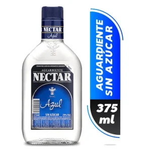 AGUARDIENTE NECTAR 375 CC AZUL