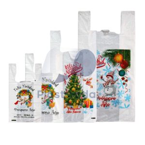 BOLSA PLASTICA MERCADO NAVIDEÑA (50X60 CM)