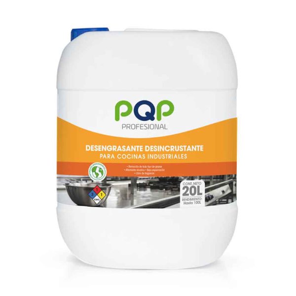 DESENGRASANTE DESINCRUSTANTE PQP 20L INDUSTRIAL