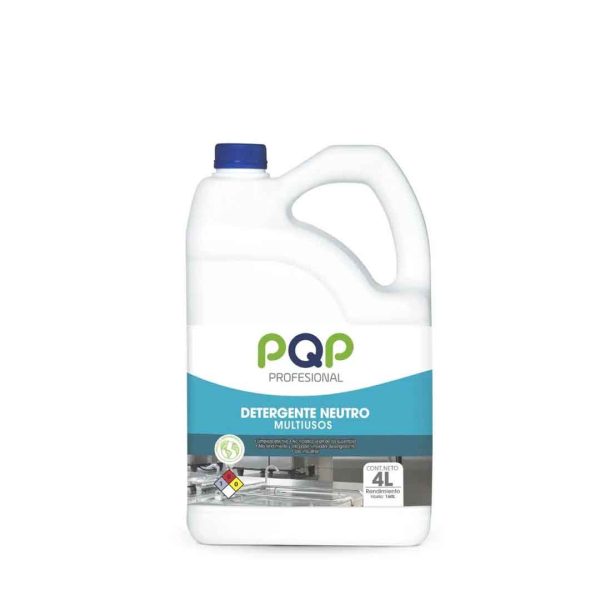 DETERGENTE NEUTRO MULTIUSO PQP  4 LT