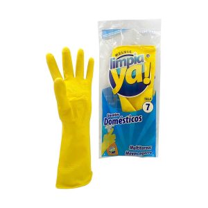 GUANTE DOMESTICO ECONOMICO LIMPIAYA AMARILLO TALLA 7 1/2