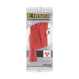 GUANTE ETERNA ROJO CALIBRE 25 TALLA 8