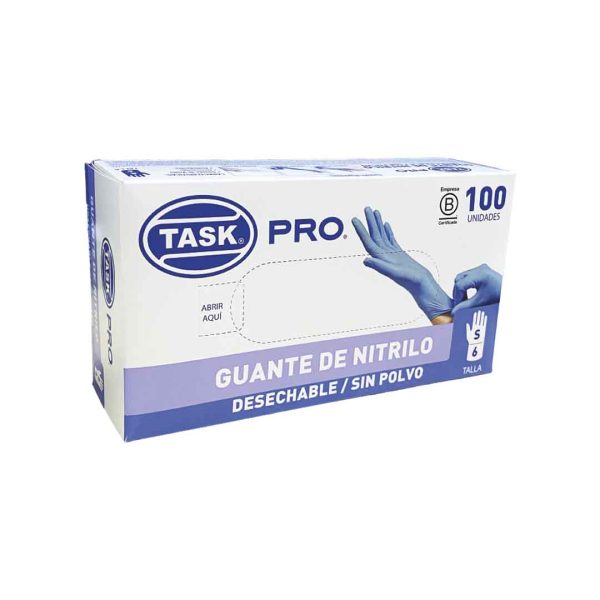 GUANTE NITRILO AZUL X100 UNDS TALLA S