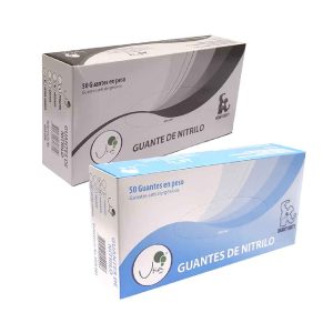 GUANTE NITRILO NEGRO CALIBRE 8 X100 UNDS TALLA L
