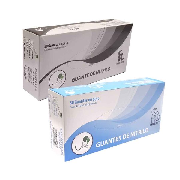 GUANTE NITRILO NEGRO CALIBRE 8 X100 UNDS TALLA M
