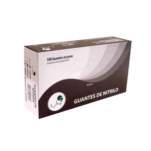 GUANTE NITRILO UKAIN X100 UNDS NEGRO CALIBRE 6 TALLA S