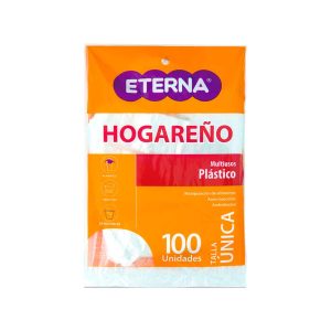 GUANTE PLASTICO ETERNA X100 UNDS MULTIUSOS