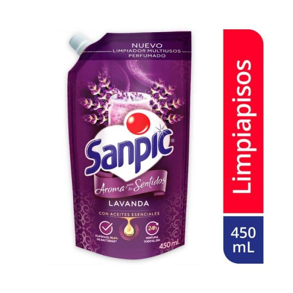 LIMPIADOR SANPIC 450 CC LAVANDA DOY PACK