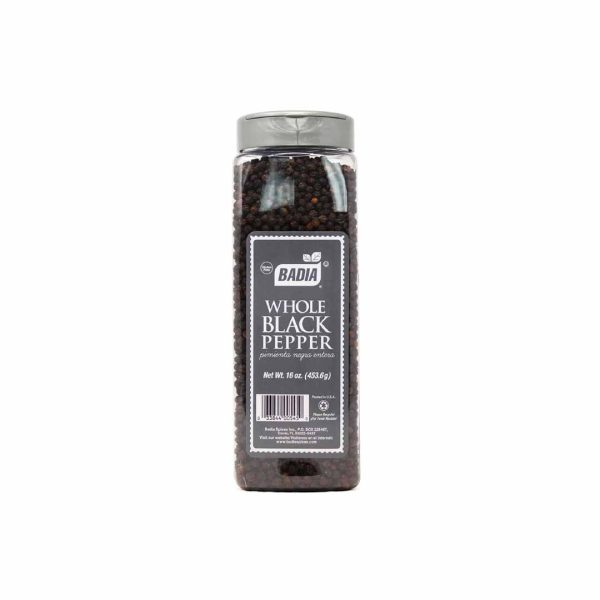 / PIMIENTA NEGRA ENTERA BADIA 453.6 GRS
