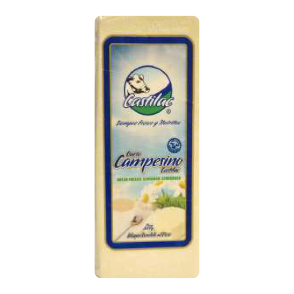 / QUESO CAMPESINO 2500 GRS BLOQUE SEMIDURO